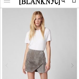 BlankNYC Suede Wrap Skirt
